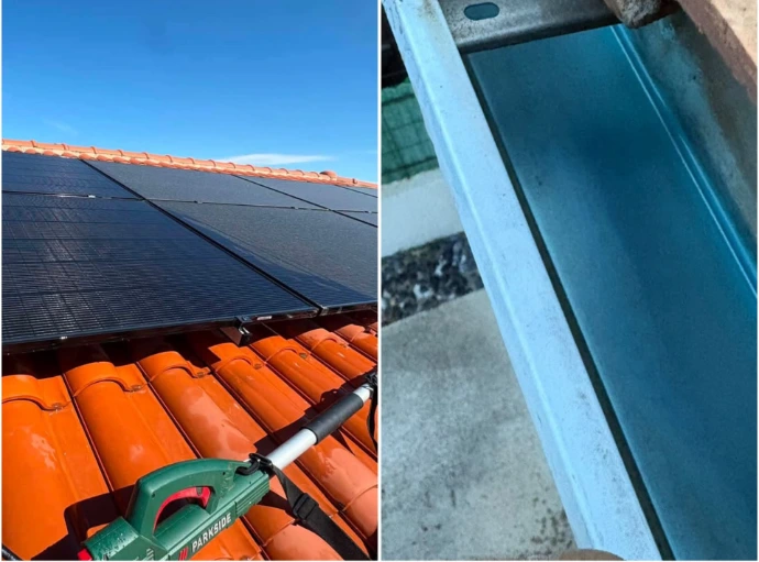 Nettoyage de panneaux solaires